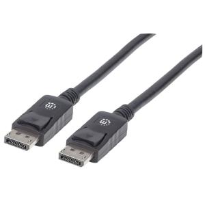 INTELLINET/MANHATTAN DisplayPort Monitor Cable 20p M/m Black 1m
