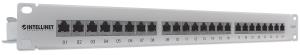INTELLINET/MANHATTAN Patch Panel - 24 Port - CAT6 - Shielded - Grey