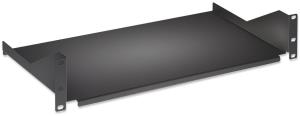 INTELLINET/MANHATTAN Fixed Shelf - 19in - 2u - 400mm Depth - Black