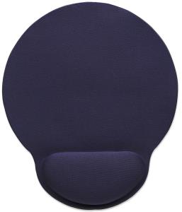 INTELLINET/MANHATTAN Wrist-rest Mouse Pad Gel Material Blue