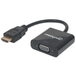 INTELLINET/MANHATTAN HDMI To VGA Converter Black