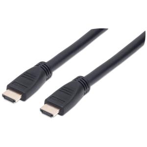 INTELLINET/MANHATTAN High Speed HDMI Cable Cl3 Arc 3D 4k Male Shielded Black 10m