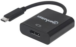 INTELLINET/MANHATTAN USB 3.1 DisplayPort Converter Typec Male To Female Blk