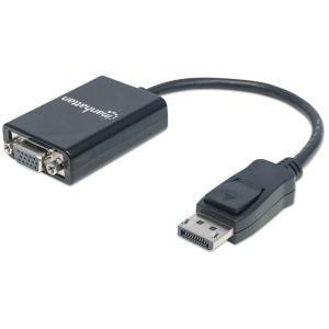 INTELLINET/MANHATTAN DisplayPort To VGA Convcable Hd15 Female Adapter 15cm Blk