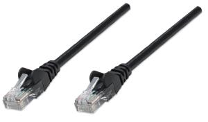 INTELLINET/MANHATTAN Patch Cable - CAT6a - SFTP - 25cm - Black