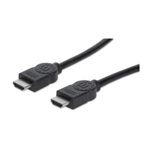 INTELLINET/MANHATTAN High Speed HDMI Cable Male To Male Shielded Black, 1m