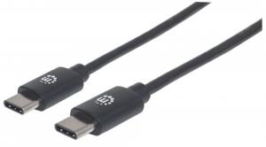 INTELLINET/MANHATTAN USB 2.0 Cable Type-C Male To Type-C Male 480mbps 50cm Black