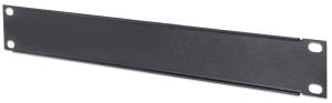 INTELLINET/MANHATTAN Blank Panel - 10in - 1U - Metal - Black