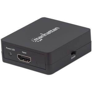 INTELLINET/MANHATTAN HDMI Splitter 1080p 2 Port USB Powered Black
