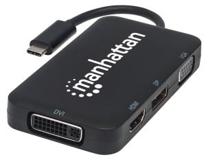 INTELLINET/MANHATTAN USB-C 4-in-1 Audio/video Converter