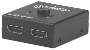 INTELLINET/MANHATTAN HDMI 4k Bi-directional 2 Port Splitter/switch