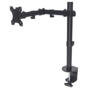INTELLINET/MANHATTAN Monitor Mount - Desk - 1 Monitor - Full Motion - 13in To 32in - Black