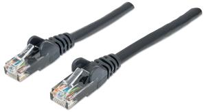 INTELLINET/MANHATTAN Patch Cable - CAT6 - U/UTP - 20m - Black