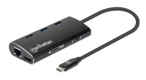 INTELLINET/MANHATTAN USB 3.2 Gen 1 USB-C Multiport-Adapter