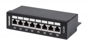 INTELLINET/MANHATTAN Patch Panel - 8 Port - CAT6A - FTP - Shielded - Desktop