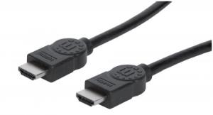 INTELLINET/MANHATTAN High Speed HDMI Cable with Ethernet 4K@30Hz UHD, HDMI Male to Male, 2m