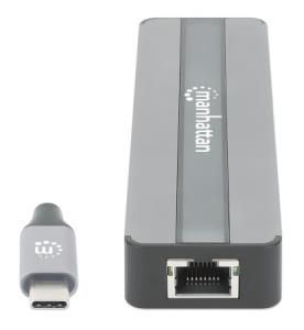 INTELLINET/MANHATTAN USB-C 7-in-1 Docking Station with Power Delivery