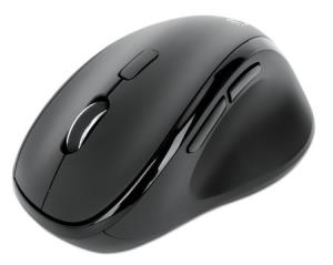 INTELLINET/MANHATTAN Wireless Ergonomic Mouse with 2-in-1 USB Receiver
