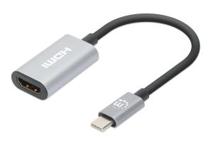 INTELLINET/MANHATTAN USB-C TO HDMI Cable - Male/Male - 4K/60HZ - 11cm - Black
