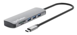 INTELLINET/MANHATTAN USB-C PD 9-in-1 HDMI 4K Docking Station / Multiport Hub