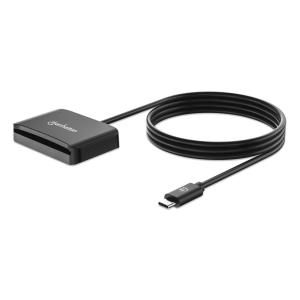 INTELLINET/MANHATTAN USB-C Smart Card Reader with microSD Slot