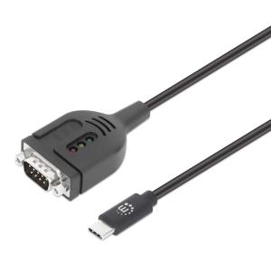 INTELLINET/MANHATTAN USB-C to Serial DB9/RS232 Adapter Cable - 1m