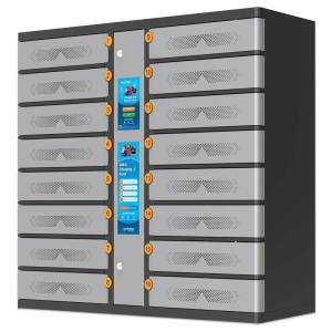 INTELLINET/MANHATTAN Charging Kiosk - 16-Compartment - USB-C - 850 W