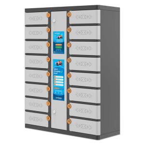 INTELLINET/MANHATTAN Charging Kiosk for Phones - 16-Compartment - USB-C - 500 W
