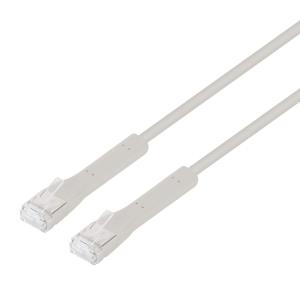 INTELLINET/MANHATTAN FlexiBoot Slim Network Patch Cable - CAT6a - F/FTP - 30cm - Gray