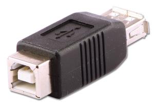 LINDY USB Adapter, USB A Female To B Female