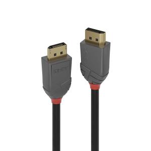 LINDY Cable - Anthra Line - DisplayPort 1.4 - Grey - 1m