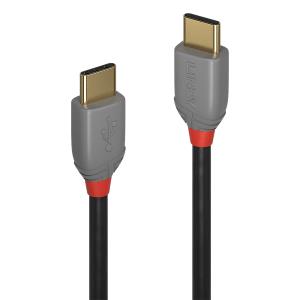 LINDY Cable - USB2.0 Type C To Type C - 2m - Anthra Line