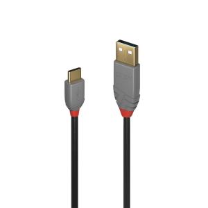 LINDY Cable - USB2.0 Type A To Type C - 2m - Anthra Line