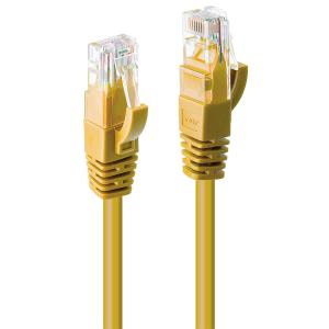 LINDY Network Patch Cable - CAT6 - U/utp - Snagless - Gigabit Yellow - 5m