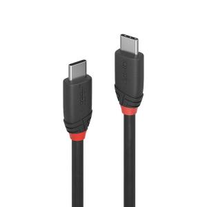 LINDY Cable - USB 3.1 Type C Male To Male 3a - Black Line - 1.5m