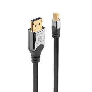 LINDY Cable - Mini DisplayPort To DisplayPort - Cromoline - Black - 1m