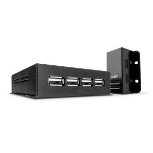 LINDY USB2.0 Hub 4 Port Cat 5 Extender 50m