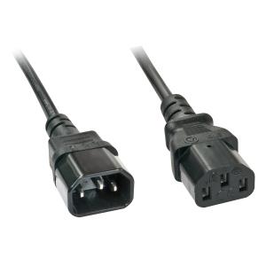 LINDY Extension Cable - Iec C14 To Iec C13 - 3m - Black