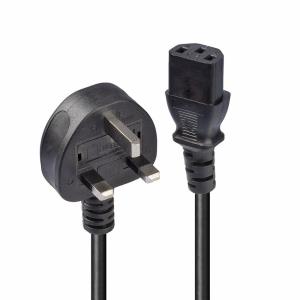 LINDY Extension Cable - Uk Mains 3 Pin Plug To Iec C13 - 15m