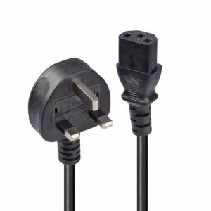LINDY Extension Cable - Uk Mains 3 Pin Plug To Iec C13 - 10m