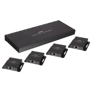 LINDY CAT6 4 Port Hdmi And Ir Splitter Extender 50m With Loop Out