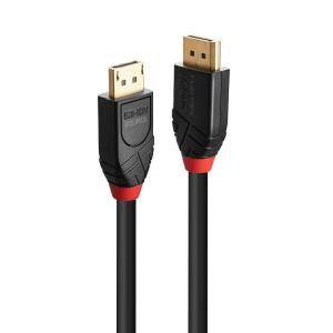 LINDY Cable - Active DisplayPort 1.4 - Black - 5m