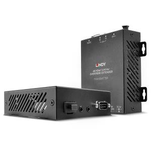 LINDY Cable Fibre Optic - Hdmi 18g - Black - 300m With KVM Extender USB