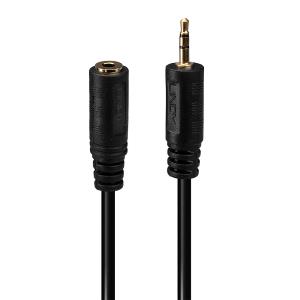 LINDY Audio Adapter - 2.5mm Male  - 3.5mm Female - Black