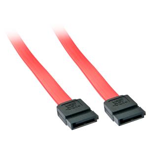 LINDY Cable Internal Sata3 - 2 X 7 Pin SATA Female Plug - Red- 50cm