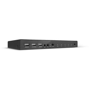 LINDY 4 Port Hdmi 18g, USB 2.0 And Audio KVM Switch