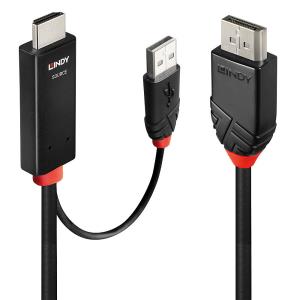 LINDY Cable - DisplayPort To Hdmi -  3m
