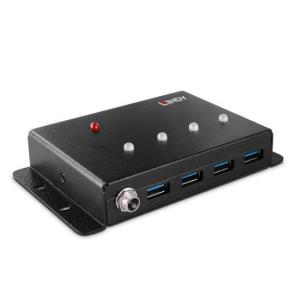 LINDY 4 Port USB 3.0 Metal Hub