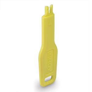 LINDY Rj45 Port Blocker Key Yellow