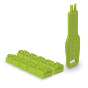 LINDY Rj-45 Port Blockers - Pack Of 10 Green
